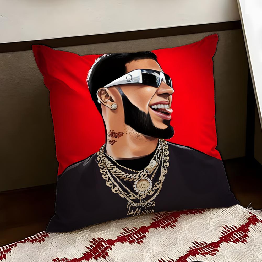 Rapper AAnuel AA Cushion Cover Reversible Soft Durable Pillow Cover Home  Car MultiScene Use for Daily Comfort