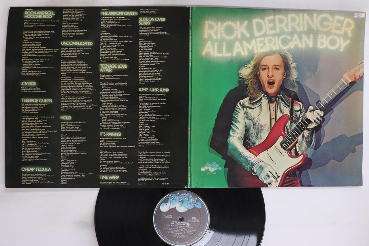 

LP Пластинка RICK DERRINGER - All American Boy KZ32481 BLUE SKY 1973 US Рок Б/У
