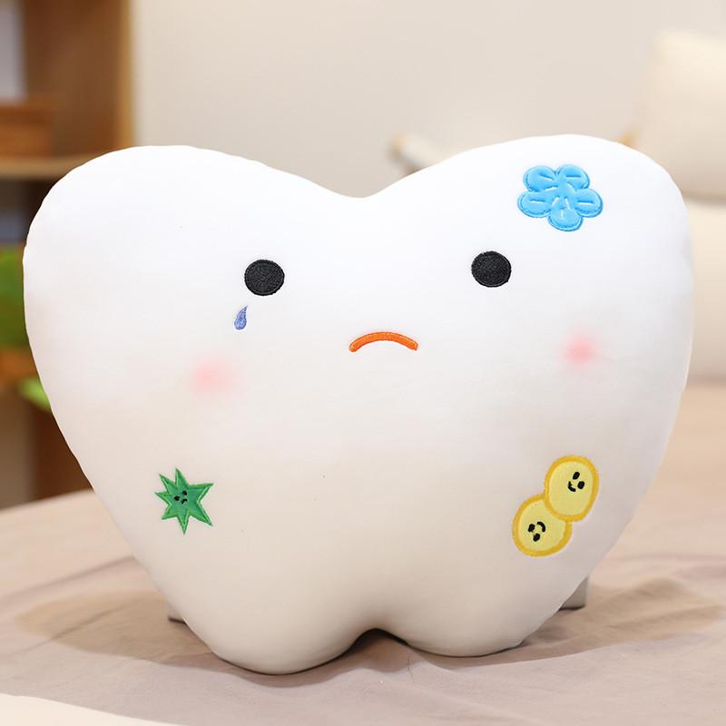 Plush Creative Tooth Toy Cute Cartoon Tooth Decay Children Holiday Gift Doll