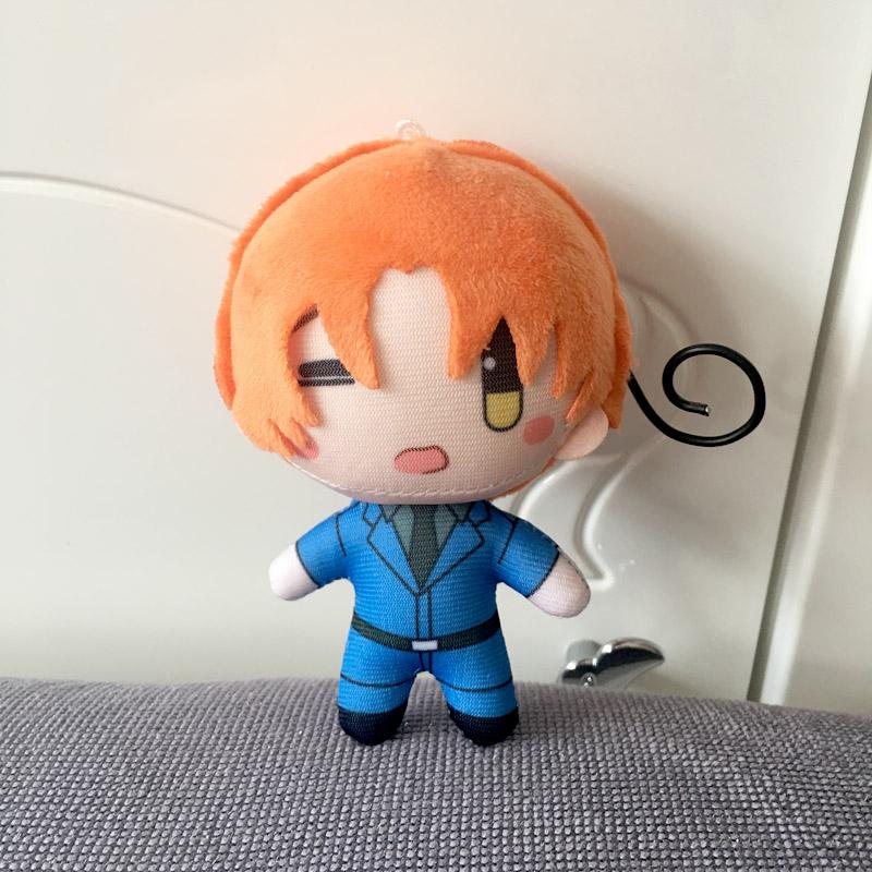 10cm Hetalia Axis Powers Mini Plush Doll Pendant Alfred F. Jones Arthur Kirkland Cosplay Stuffed Toy For Anime Fans