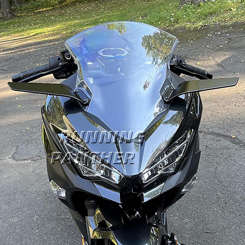 Kawasaki ZX-6R Modified Aluminum Rearview Mirror Wings