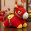 Good Luck Stuffed Horse Toy Cute Zodiac Pony Figurine Horse Plush Doll  Festive Decor