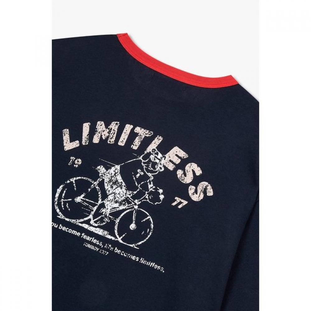 STUDIO TOMBOY Double Sided PrinT Ringer T shirT 9176222995ar