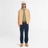 Timberland Poplin Light Wheat Size M Men's Garment-Dyed Shirt, Boot, (TB0A42J5EH31)
