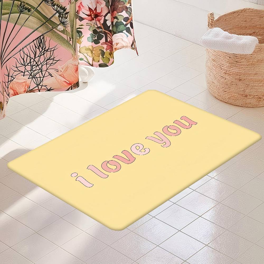I Like You Kitchen Mat Cheaper Anti-slip Modern Living Room Balcony Printed Modern Home Decor