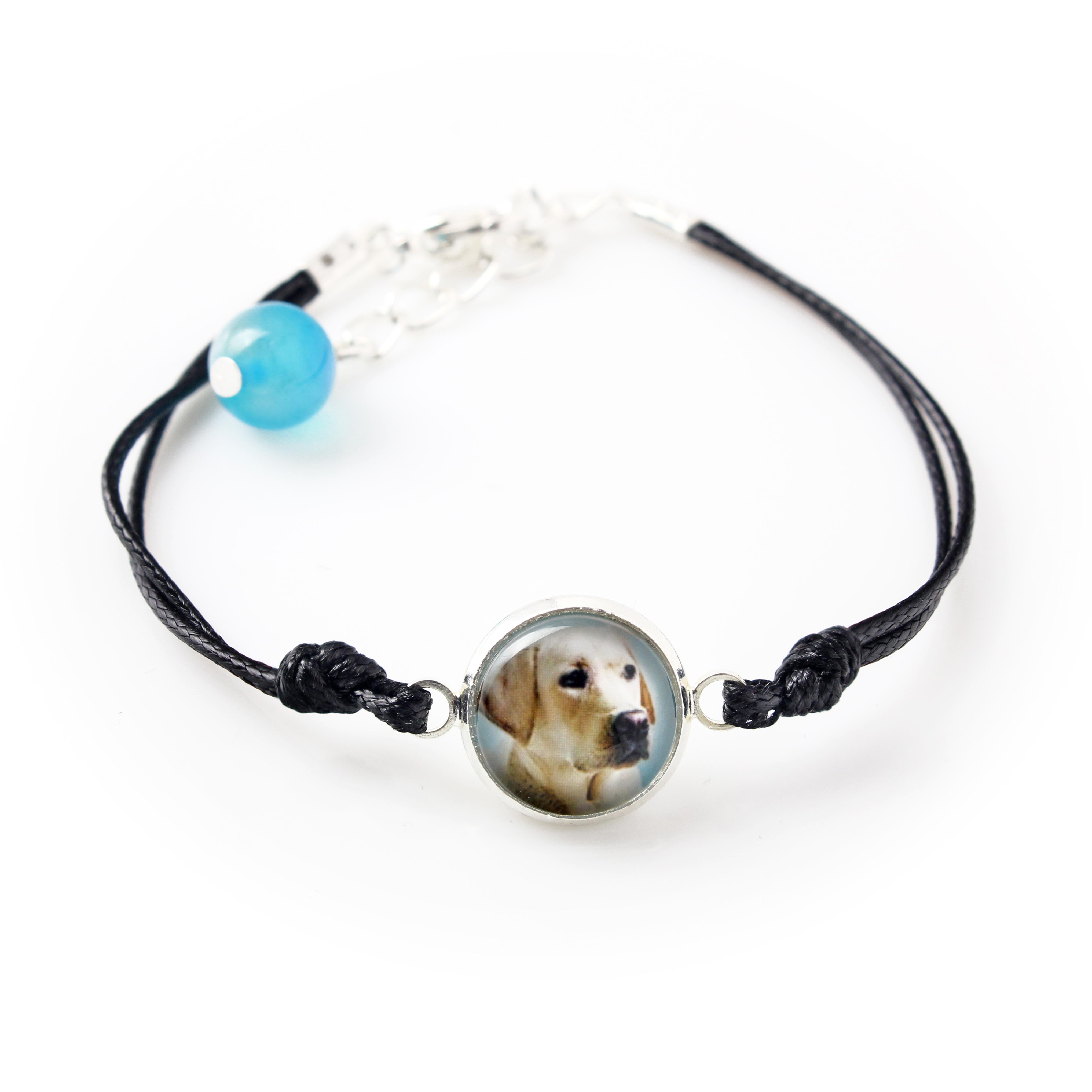 

Labrador Retriever I - bracelet with your photo handmade, unique jewelry from the Art-Dog brand срібний