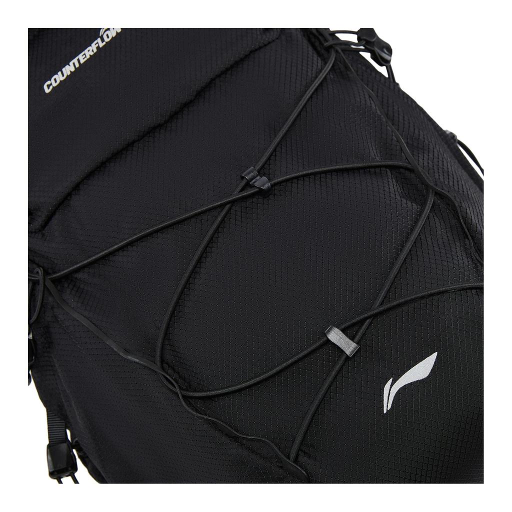 New LiNing CF Tracing Outdoor Collection Polyamide Backpack Unisex Black ABDV335-1