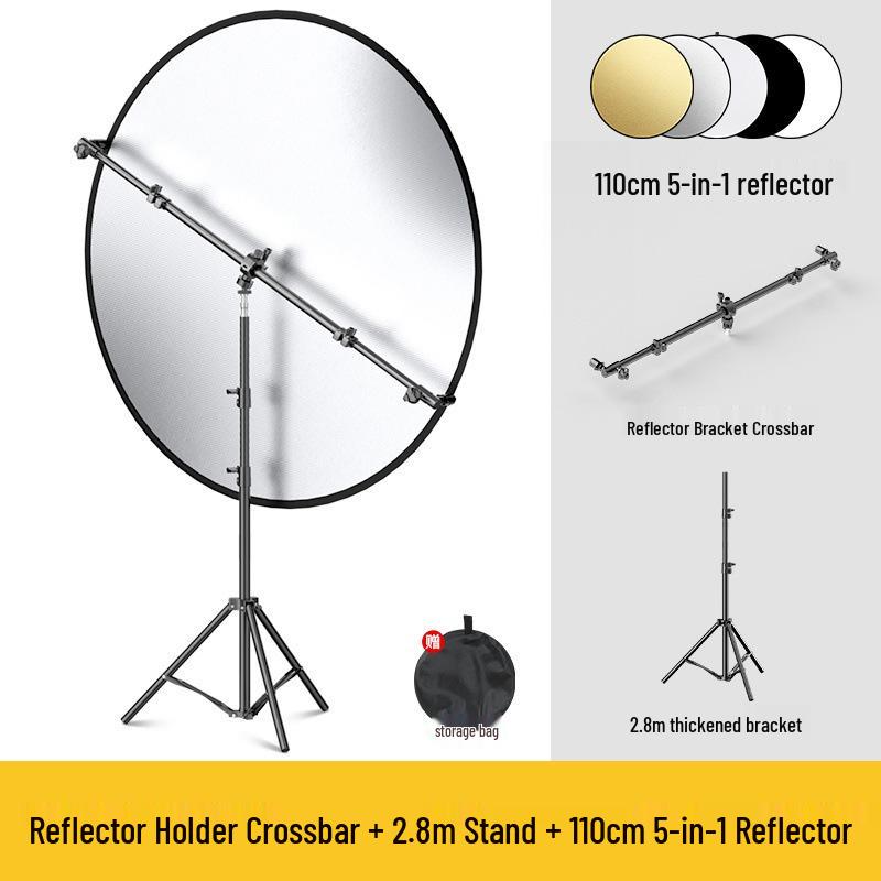 Adjustable Tripod with Folding Diffuser Board for Photography and Live Broadcast Lighting