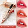 3-Colors Lipstick Matte Lip Stick For Ladies Birthday Gift Moisturizing Waterproof Long Lasting Lips Make Up Cosmetics