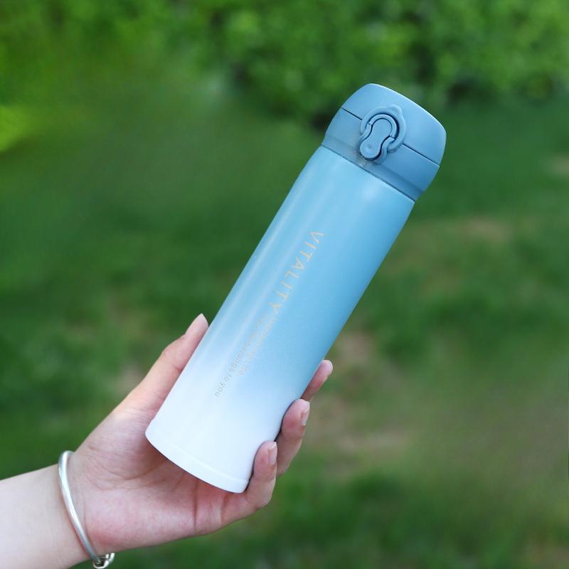 Graduelle Einfache Thermoskanne Studenten Trinkbecher Business Gedenkgeschenk Edelstahlbecher