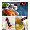 Klappbares Lebensmittelthermometer Küche Backen Digitales Wasserthermometer Lebensmittelsonde Fleisch Grillthermometer