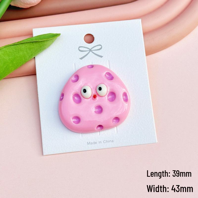 Käse-Serie Harzschmuck & Accessoire-Set: Enthält Handyhülle, Crocs-Magnet, Haarspangen-Materialien.