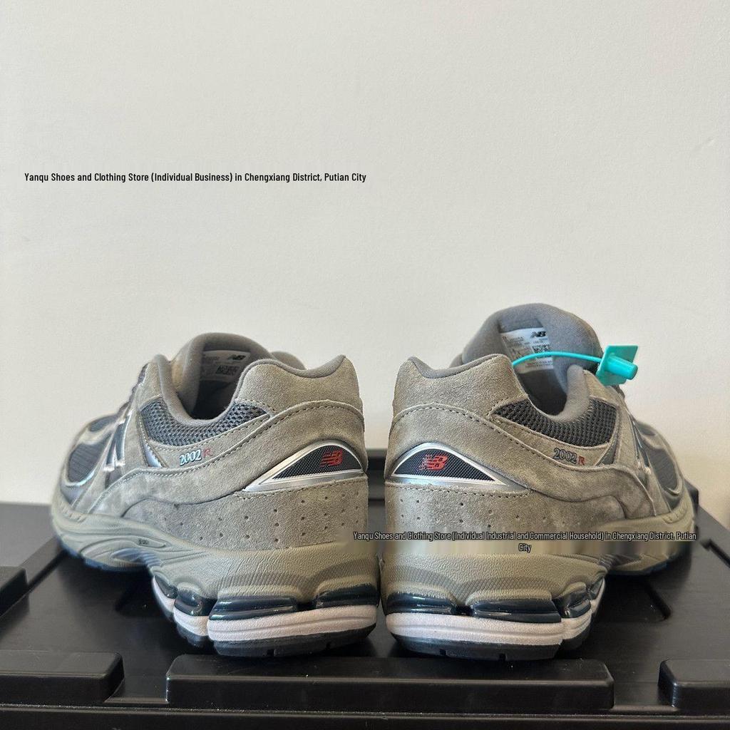 Original NB2002R Klassisch Grau Sportschuhe | Rutschfest, Abriebfest, Atmungsaktiv, Retro-inspiriert Lauf- & Freizeitsneakers