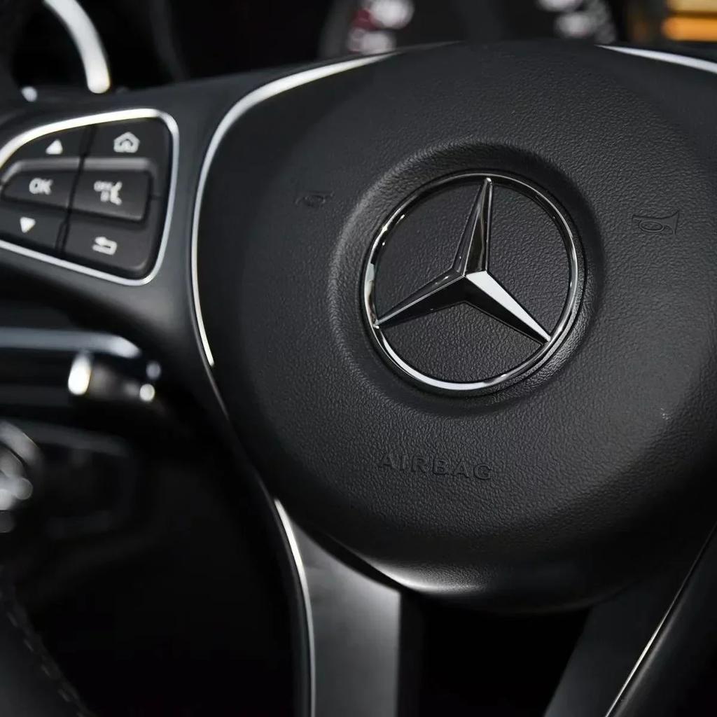 JETFE1 52mm 57mm ABS Car Steering Wheel Logo Badge Emblem Styling Accessories For Mercedes Benz C E S Series CLA CLS W212 W205 W204