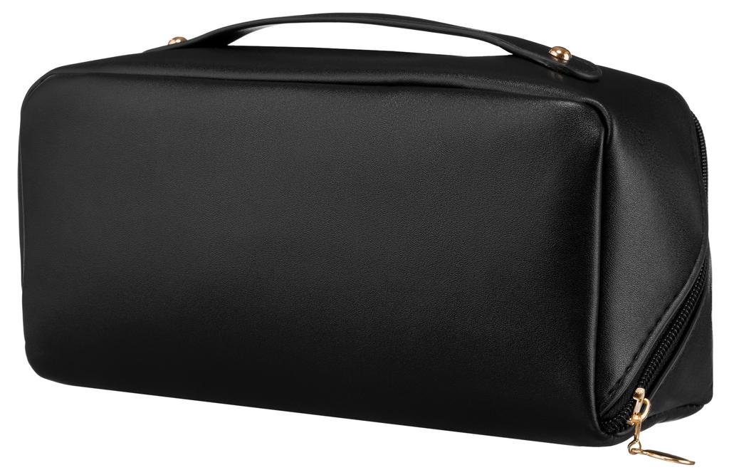 Large, travel cosmetic bag for women made of eco-leather - Peterson