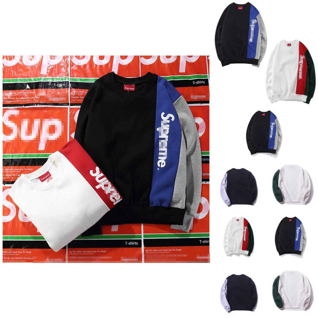 Supreme Letter Print Sweatshirt For Men Casual Sports Wear Fashion