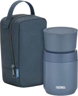 Conjunto para Sopa/Almoço Termos com Isolamento a Vácuo 300ml Azul Índigo Pote/Recipiente para Sopa JEE-550 IBL