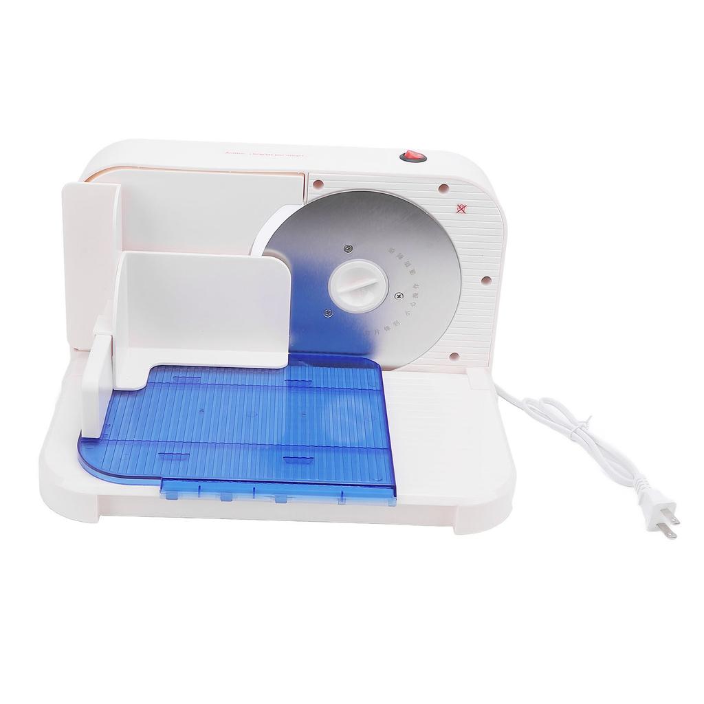 Electric Food Slicing Machine 3CR13 Blade 1 to 15mm Adjustable Thickness Foldable Meat Slicing Tool