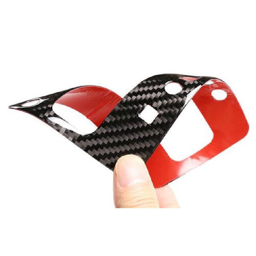 For Nissan Sentra 2013-2019 Real Carbon Fiber Center Console Gear Shift Panel