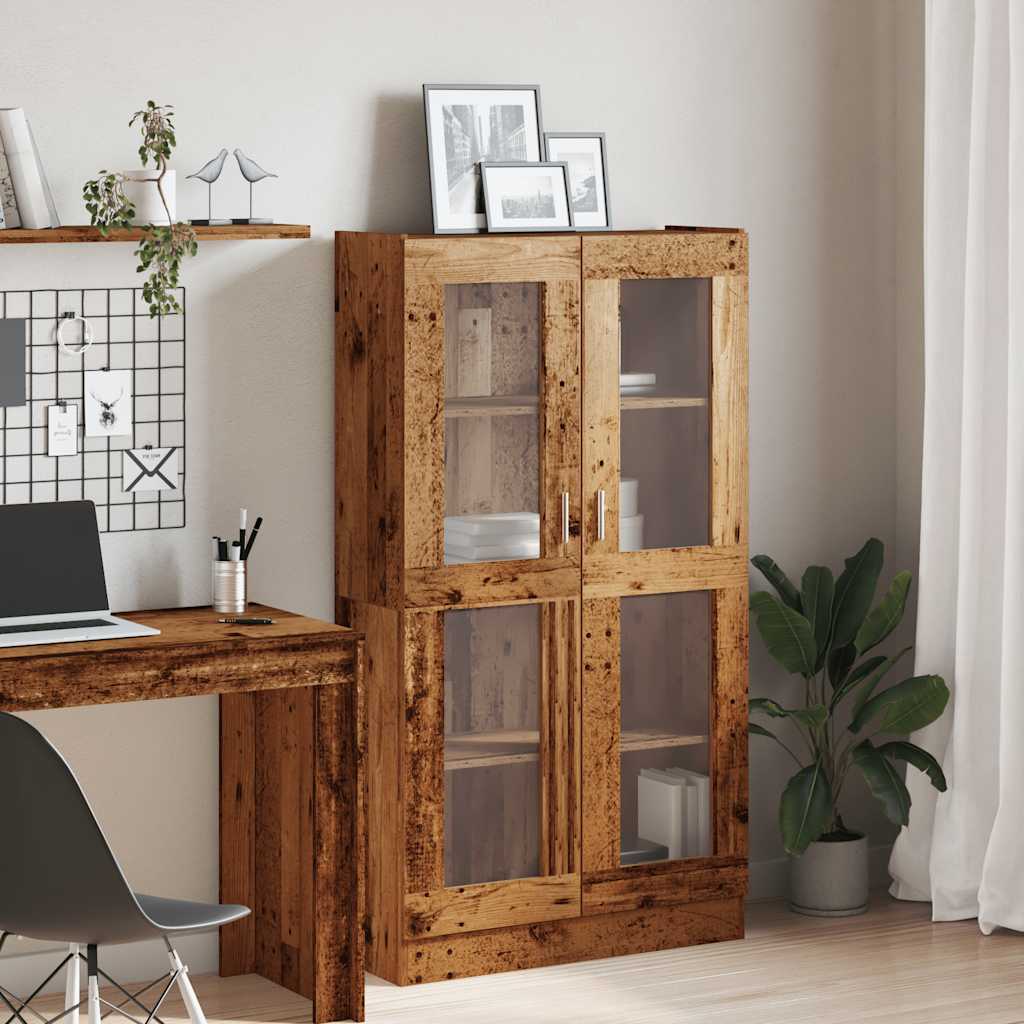 Vidaxl Szafka, Stare Drewno, 82,5X30,5X150 Cm, Materiał Drewnopochodny