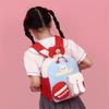 Kindergarten Schoolbag Girls Color Block Cartoon Rabbit Backpack Children's Backpack