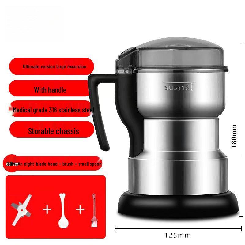 Compact Household Grain Grinder for Ultra-fine Powder