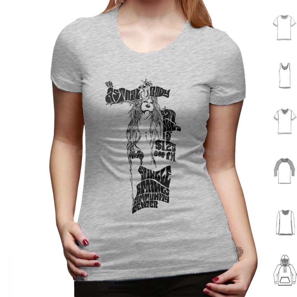 The Astral Body T Shirt Big Size 100 Cotton Astral Mutainable Stars Mystic 1960s Band Jam Music