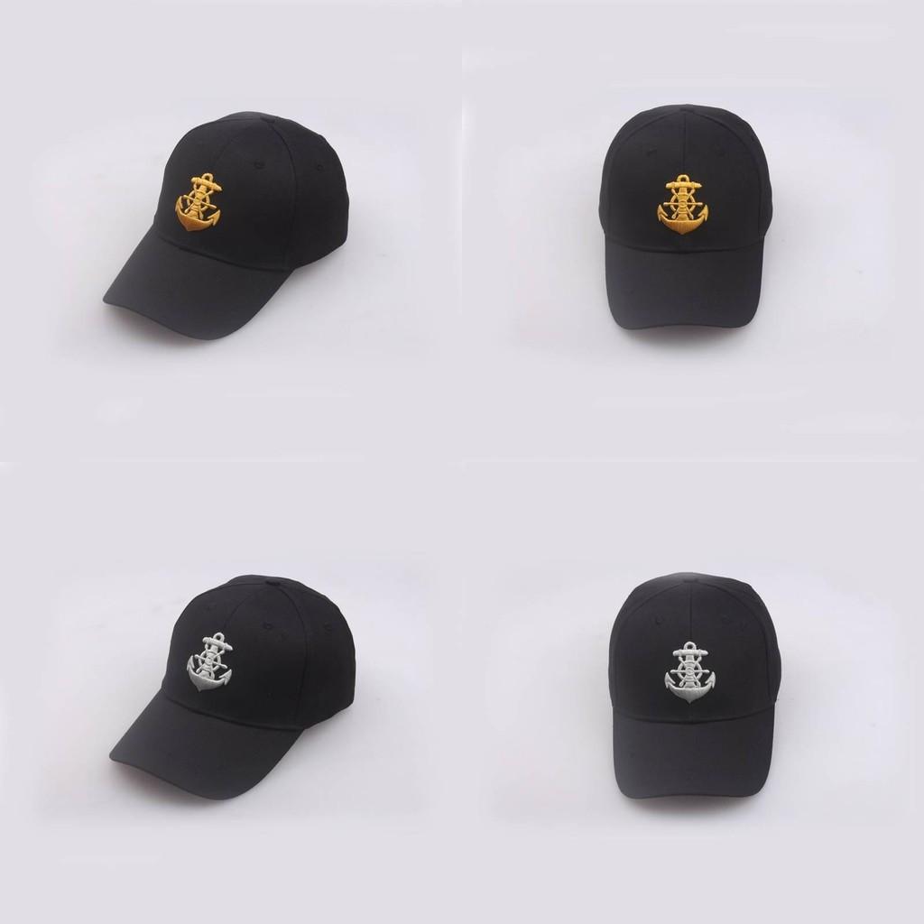 Black Anchor Navy Embroidered Baseball Cap Unisex Hats Men Streetwear Women