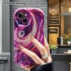 Phone Case: 2D Flat, Suitable for iPhone 18, 17, 16, 15, 14, 13, 12 Pro Protective Cases, Phone Decoration, Swirling Galaxy, Perfect Christmas and Hal