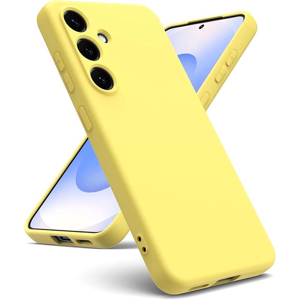 Luxus-Flüssigsilikon-Hülle für Samsung Galaxy S25 S24 S21 FE S23 S22 Ultra Plus Matte Candy-Farbe Weiche Rückseite Stoßfest