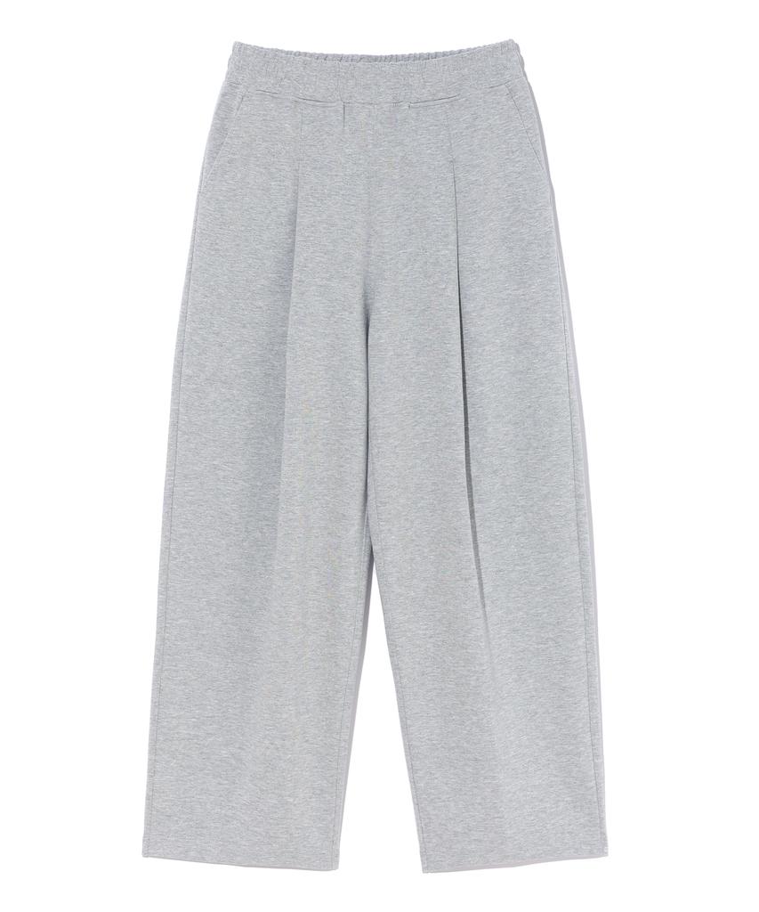 Eonoideu Balloon Single-Pleat Wide Sweatpants Lq6Pu186_Melange Grey