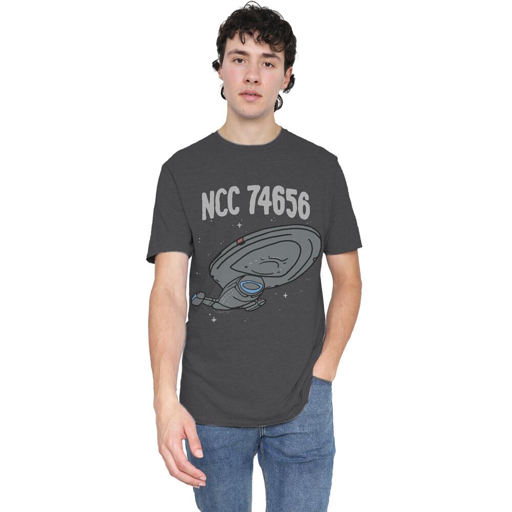 Star Trek The Intrepid Class T-Shirt S-3XL Charcoal XXXL
