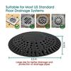 Good-Shower Hair Drain Catcher, 2 Pack 5.5In Silicone Drain Protector Strainer, Shower Drain Cover For Shower Room