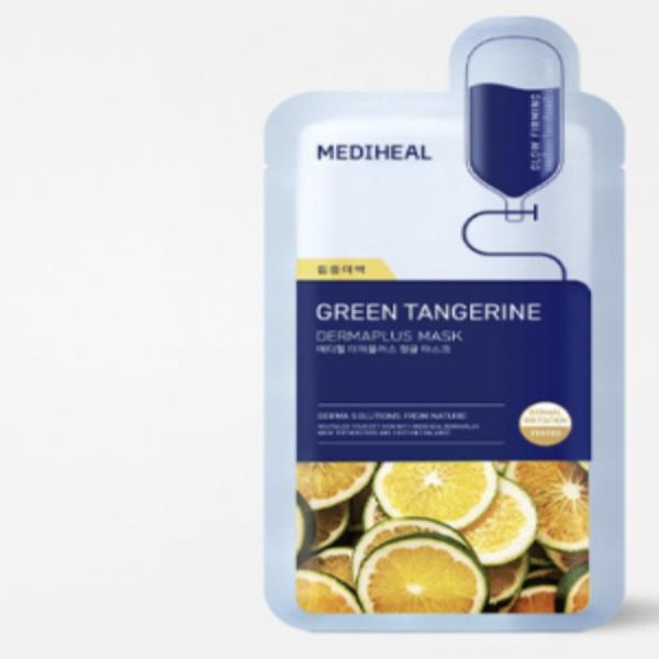 Mediheal Derma Plus Green Tangerine Mask – Vital Whitening Care (10 Sheets)