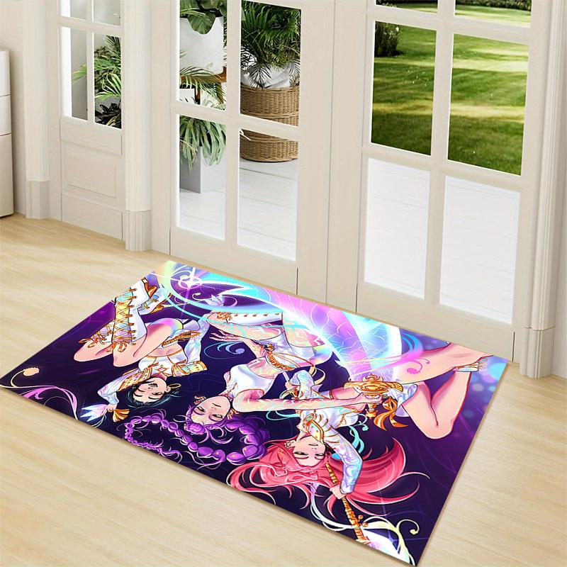 Fantasy Dance Party Carpet Rug Soft Washable Antislip Home Living Room Sofa Mats Personalized Christmas Rug