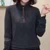 2025 Winter Stylish Versatile Double-Sided Fleece Slimming Women's Long Sleeve Top