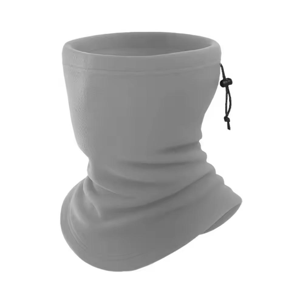 Winter Motorcycle Warm Scarf Wool Windproof Ski Mask Suitable for Unisex Drawstring Thick Camping and Hiking Sports Half Mask