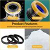 3pcs Food Grade Silicone Grease Seal Lubrication Grease  Coffee Machine