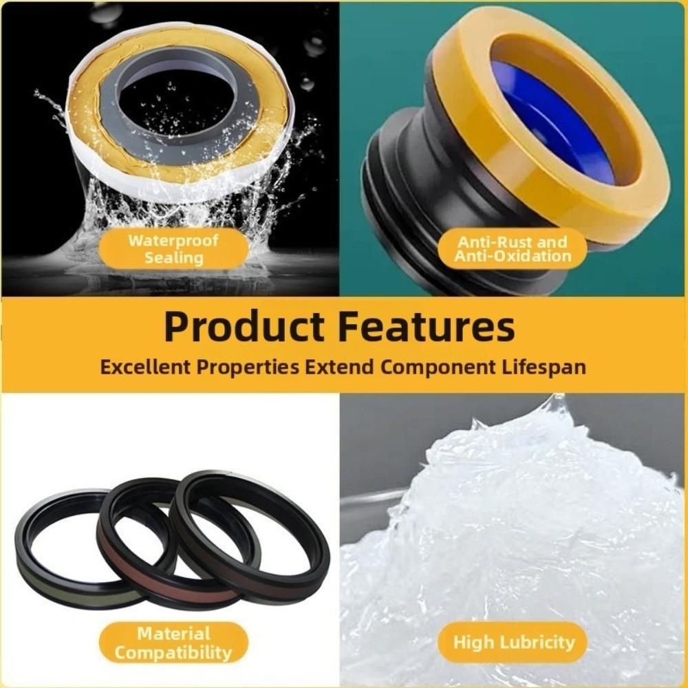 3pcs Food Grade Silicone Grease Seal Lubrication Grease  Coffee Machine