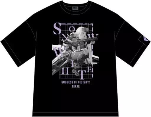 

Algernon Product Victory of Goddess Nikke Snow White Black T T-Shirt XL S