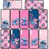 Phone Case for iPhone 17 16 15 Plus 16E Huawei P30 P20 Lite Redmi Note 14 12 11 13 Pro Max OPPO A60 A80 A40 A18 A38 Blue Lilo Comics Stitch Pink Cover