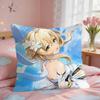 Lumine Genshin Game Cushion Cover Short Plush Pillow Case Room Sofa Cushion Covers Home Decor Funda