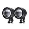 Pair 60W LED Motorcycle Fog Lights Headlight Spotlights Work Lamp Fisheye Lens