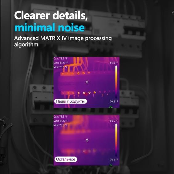 Mileseey TP2 PLUS Thermal Camera for iPhone iOS Android Phone,256*192 WIFI Thermal Imaging Camera, Thermal Imager for Repair