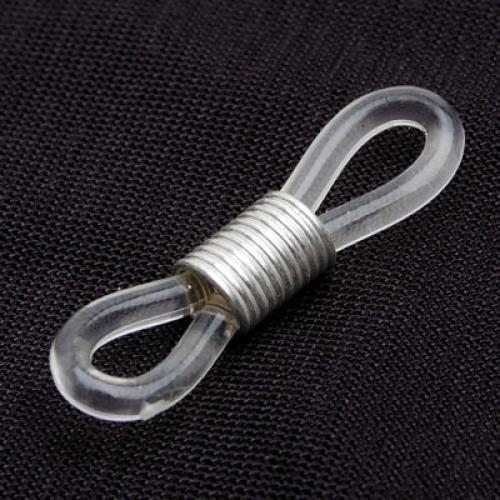 50 Eye Glasses Spectacle Chain Strap Holder Rubber Loop Ends 20mm