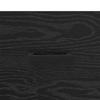 Nightstand Black Oak Effect 40 x 40 x 66 cm Particleboard