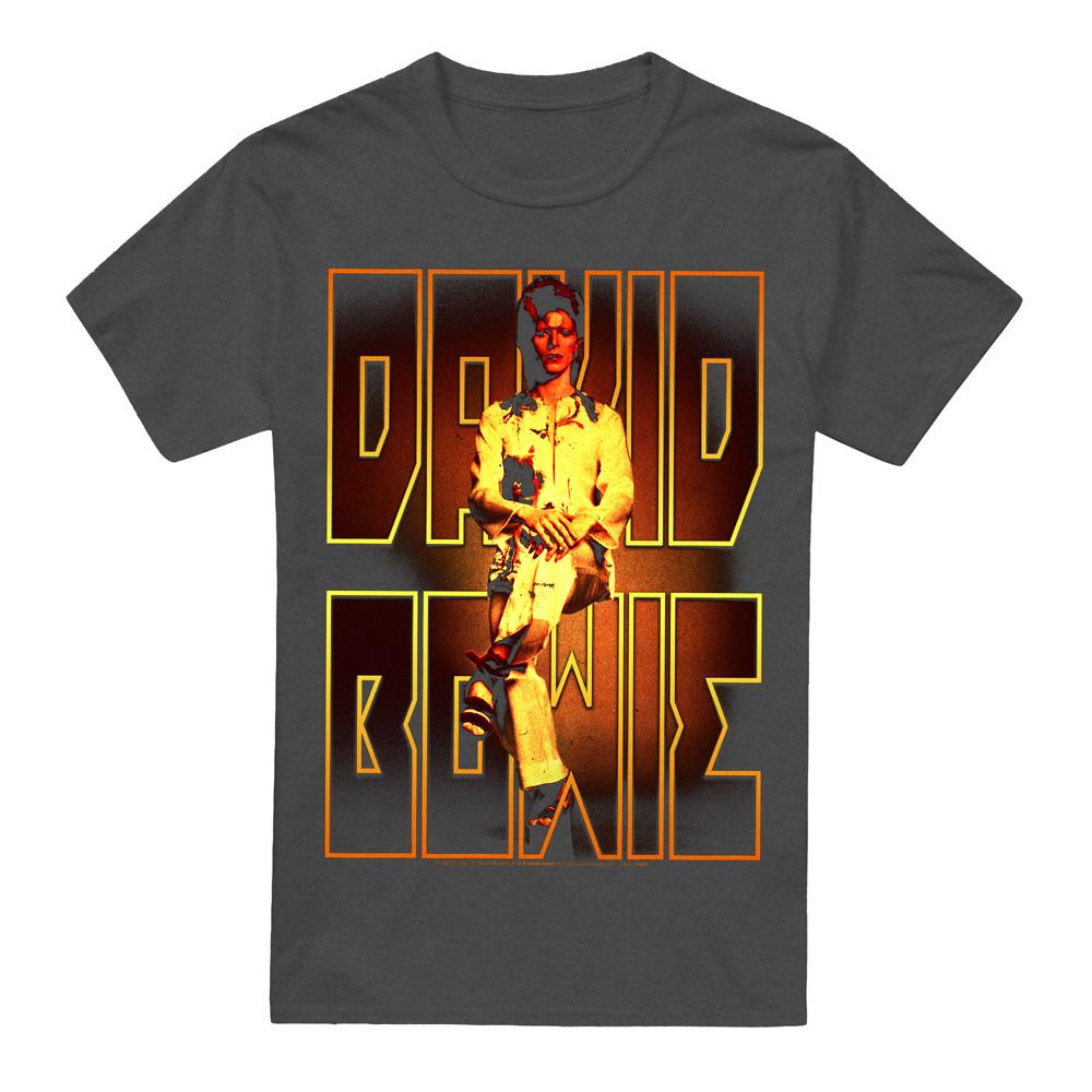 David Bowie Unisex Adult Perched T-Shirt