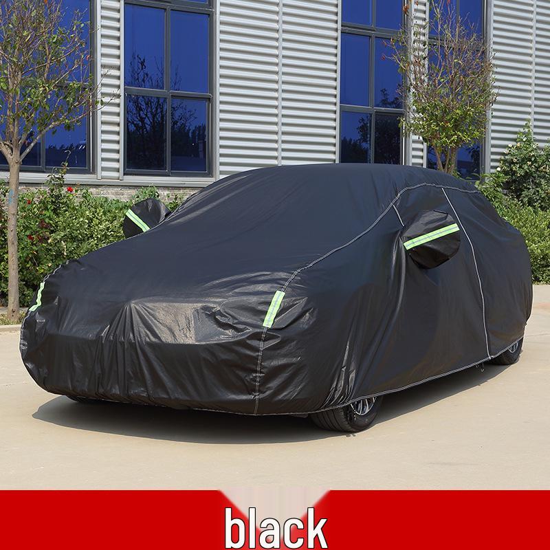 In-Stock Thickened Oxford Cloth Car Cover: Full Protection Against Sun, Rain, Snow, and Dust
