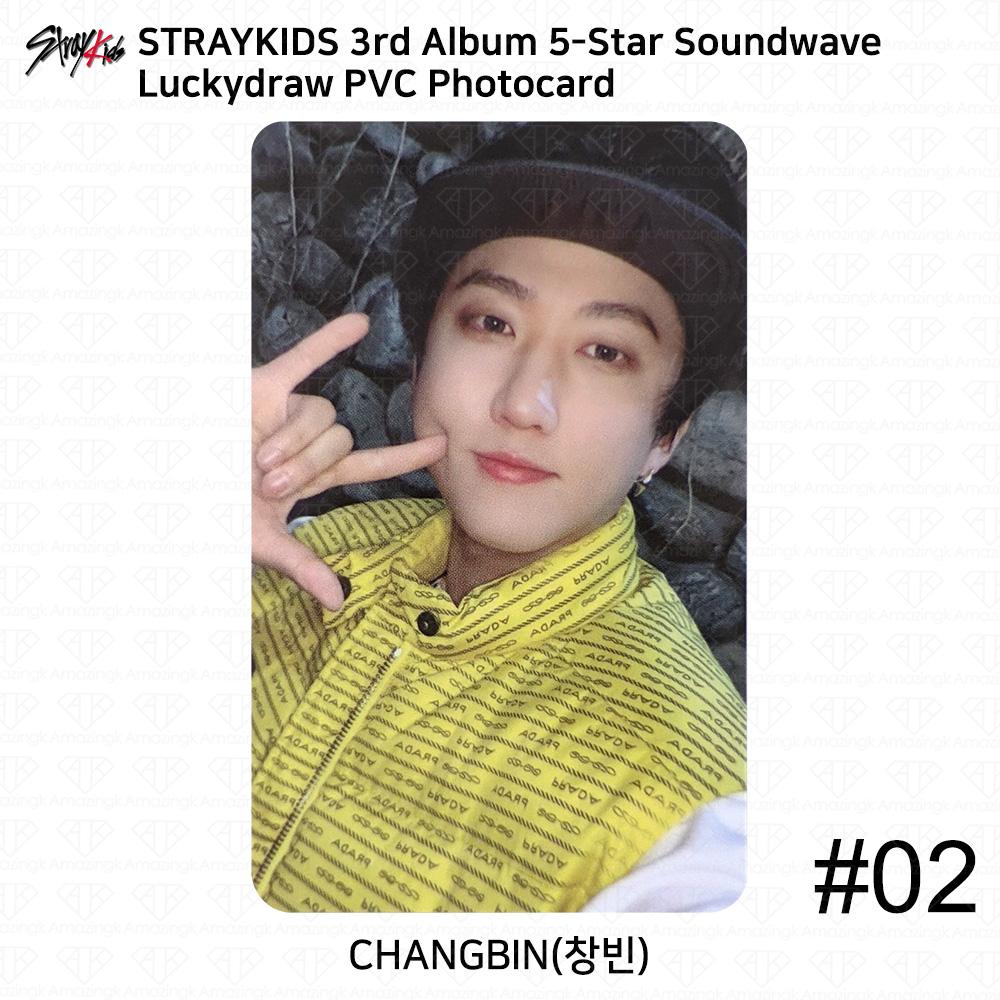 

Stray Kids 3rd mini Album 5 Star Soundwave 1st Luckydraw Photocard Polaroid CB - Soundwave (#02)