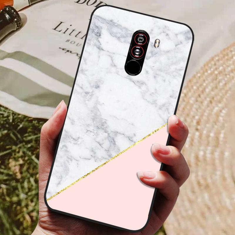 For xiaomi mi pocophone f1 Case Silicon Back Cover Phone Case for xiaomi poco F1 Cases Pocofone F1 6.18 inch Soft bumper coque